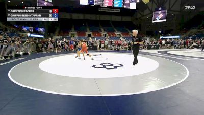 113 lbs Champ. Rd Of 16 - Greysen Packer, ID vs Griffin Sensintaffar, OK