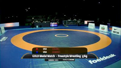 57 kg Final - Thomas Gilman, USA vs Joe Colon, USA