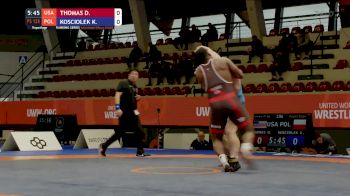 125 kg Repechage - Demetrius Thomas, USA vs Kamil Kosciolek, POL