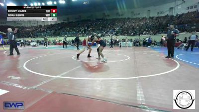 128 lbs Consi Of 64 #2 - Brody Coats, Tuttle vs Noah Lewis, Westmoore Wresting