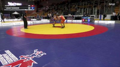 74kg Quarterfinal - Adam LaFroy, Lakehead Wrestling Club vs Adam Thomson, London-Western Wrestling Club