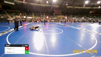 100 lbs Consi Of 8 #2 - Carson Planer, Region Wrestling Academy vs Samuel Brown, Hawk