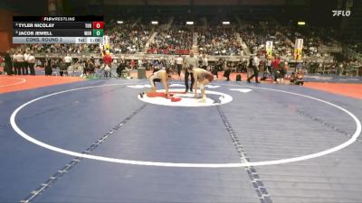 3A-120 lbs Cons. Round 3 - Tyler Nicolay, Torrington vs Jacob Jewell, Worland