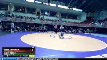 190 lbs 4th Wrestleback (16 Team) - Kadin Dibbini, Manhattan HS vs Tyler Zwingman, Columbus