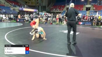 170 lbs Rnd Of 64 - Carter Brown, Missouri vs Aidan Rowells, Illinois