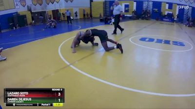 106 Gold Round 3 - Daren Dejesus, Camden County vs Lazaro Soto, Southwest Miami