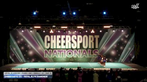 Cheertastic Co. - Royal Elite Diamonds [2026 L2 Junior - Flex - D2 - Small - A Day 2] 2026 CHEERSPORT National All Star Cheerleading Championship
