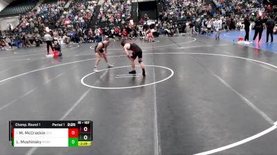 157 lbs Champ. Round 1 - Magnus McCrackin, Simon Fraser (B.C.) vs Leo Mushinsky, Mary