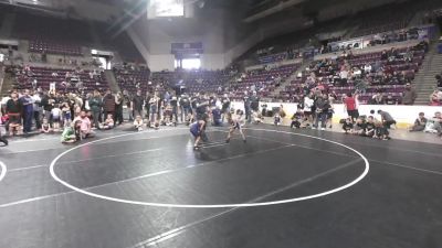 54.1-54.8 lbs Champ. Round 1 - Natalia Morales, Duran Wrestling Club vs Wyatt Lastinger, Widefield Wrestling Club