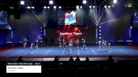 Seymour Tigers - Rec Cheer [2023 Show Cheer 1 Mitey Mite Large Day 4] 2023 Pop Warner National Cheer & Dance Championship