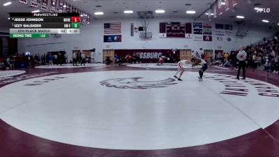 125 lbs 5th Place Match - Jesse Johnson, Msoe vs Izzy Balsiger, Wisconsin-Eau Claire