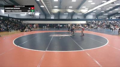 133 lbs Champ. Round 1 - Torey Falkinburg, Gettysburg vs Christian Borges, King`s College