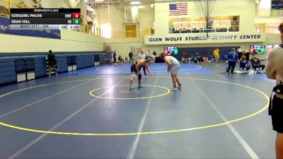 285 lbs Cons. Semi - Ezequiel Palos, Unaffiliated vs Isiah Hill, Newman