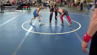 Semifinal - Brantleigh Franks, Perkins Youth vs Makayla Sibbett, Court House Cobras