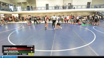 135 lbs Semifinal - Sage Eggleston, Champions Wrestling Club vs Kaitlyn Lovell, Agon