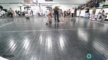 51-54 lbs Consolation - Evelyn Pierce, Verdigris Youth Wrestling vs Lainey Davie, Salina Wrestling Club