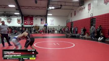 Round 3 - Christian Delaney, Fort Madison vs Tytan Nixt, West Liberty Wrestling Club