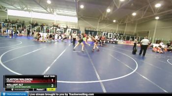150 lbs Quarterfinal - Clayton Waldron, Mountain View High School vs William Alt, Eastside United Wrestling