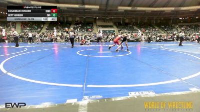 100 lbs Consi Of 16 #2 - Coleman Kincer, SHWA vs Jett Greer, Shelton Wrestling Academy