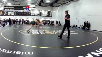 180A Cons. Round 5 - Alison Evans, McKendree University vs Abbie Miles, Northern Michigan University