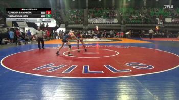 7A 126 lbs Semifinal - Stone Phillips, Vestavia Hills vs Zander Samargia, Bob Jones