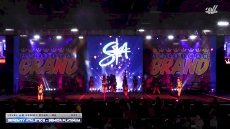 Serenity Athletics - Senior Platinum [2025 L4.2 Senior Coed - D2 Day 1] 2025 The American Grand Grand Nationals