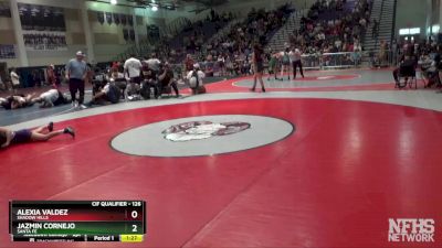 126 lbs Champ. Round 2 - Alexia Valdez, Shadow Hills vs Jazmin Cornejo, Santa Fe