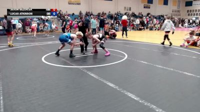 113 lbs Cons. Sub-semis - Jaxon Bezdicek, Fighting Squirrels Wrestling Club vs Lucas Atkinson, Cougar Wrestling Club