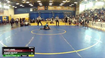 95 lbs Round 4 - Wyatt Jones, Team Barracuda Wrestling Club vs Robert Frijouf, Tampa Bay Tigers