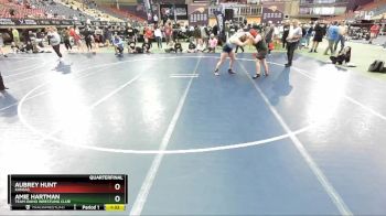 190 lbs Quarterfinal - Amie Hartman, Team Idaho Wrestling Club vs Aubrey Hunt, Kansas