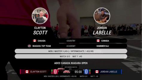 Clayton Scott vs Jordan Labelle 2025 ADCC Niagara Open