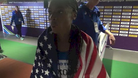 Courtney Okolo After Winning Her First 400m Gold Medal