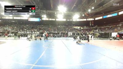 105 lbs Cons. Round 4 - Mariko Whitmore, South Fremont vs Aubry Scott, Thunder Ridge