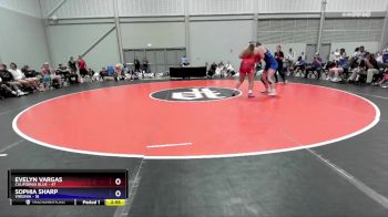 190 lbs Round 3 (6 Team) - Evelyn Vargas, California Blue vs Sophia Sharp, Virginia