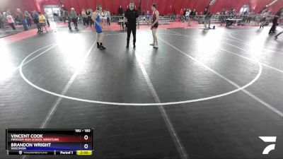 160 lbs Cons. Round 3 - Vincent Cook, Freedom High School Wrestling vs Brandon Wright, Wisconsin