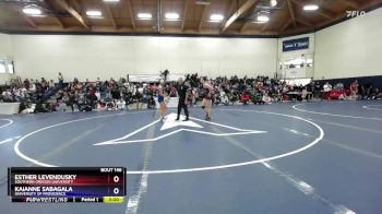138 lbs Cons. Round 4 - Esther Levendusky, Southern Oregon University vs Kaianne Sabagala, University Of Providence