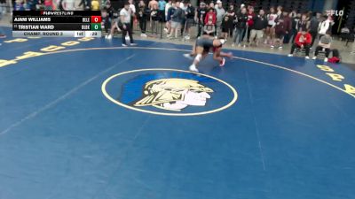 215 lbs Champ. Round 3 - Tristian Ward, Unattached vs Ajani Williams, Unattached