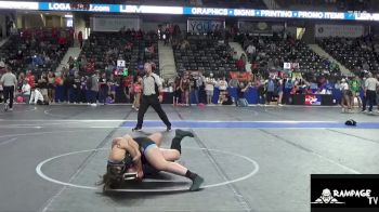 165 lbs 3rd Place Match - Raella Ebanez, Topeka Blue Thunder vs Lucy Bircher, Kansas City WC