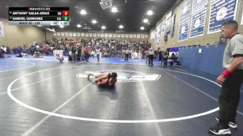 138 lbs Champ. Round 2 - Anthony Salas-Arias, Independence vs Samuel Quinonez, Coalinga
