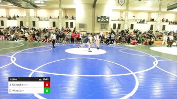 215 lbs Consi Of 16 #2 - Joseph Komejko, Braintree vs Cullen Woods, Bristol-Plymouth