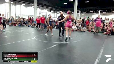 130 lbs Round 3 (6 Team) - Alexa Doxey, Revolution Elite vs Olivia Palmer, Misfits