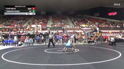 126 lbs Cons. Round 3 - Cale Wills, Augusta vs Trenton Frank, Scott Community Hs