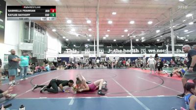 132 lbs Rr Rnd 4 - Gabriella Frankian, Journeymen Wrestling - Girls vs Kaylee Dayhoff, Central Pennies