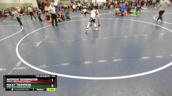 115 lbs Champ. Round 1 - Anthony Goodpaster, Sebolt Wrestling Academy vs Rocky Thompson, Open Mats Wrestling Club