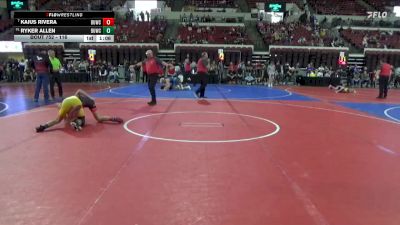 116 lbs 1st Place Match - Ryker Allen, Team Real Life vs Kaius Rivera, Montana Disciples