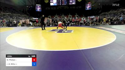 120 lbs Rnd Of 64 - Brady Phelps, IL vs Antonio Mills, GA