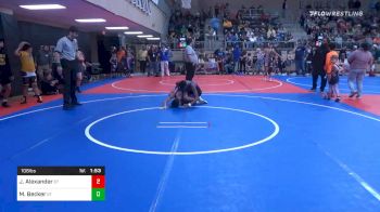 106 lbs Prelims - Jayden Alexander, Blue T Panthers vs Michael Becker, Blue T Panthers