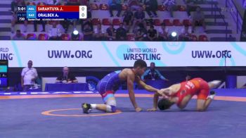 57 kg 1/4 Final - Jiguur Sarantuya, Mongolia vs Allan Oralbek, Kazakhstan