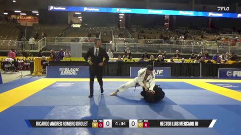 Hector Luis Mercado Jr vs Ricardo Andres Romero Drouet 2025 Pan Jiu Jitsu IBJJF Championship