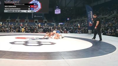 150 lbs Champ. Rd Of 128 - Rex Edmonds, Iowa vs Rhys Safratowich, North Dakota